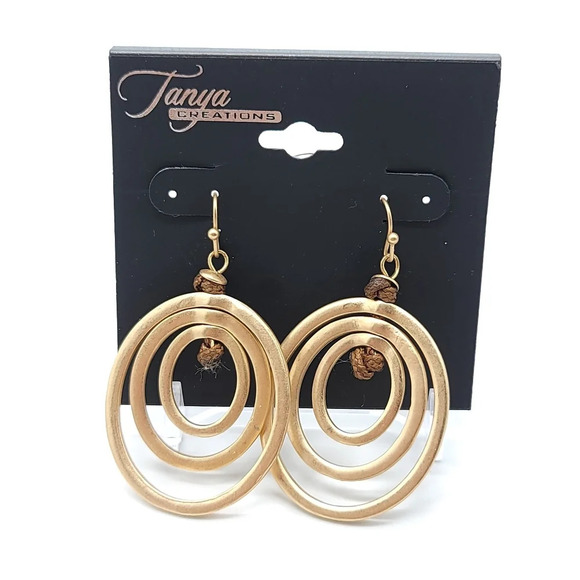 Tanya creations abstract dangle earrings - Picture 1 of 4